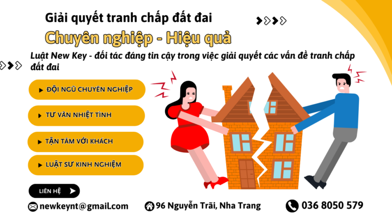 Giải quyết tranh chấp đất đai
