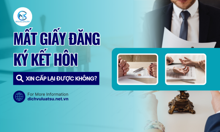 Mất giấy đăng ký kết hôn xin cấp lại được không