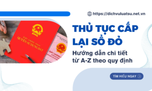 Thủ tục cấp lại sổ đỏ: Hướng dẫn chi tiết từ A-Z theo quy định