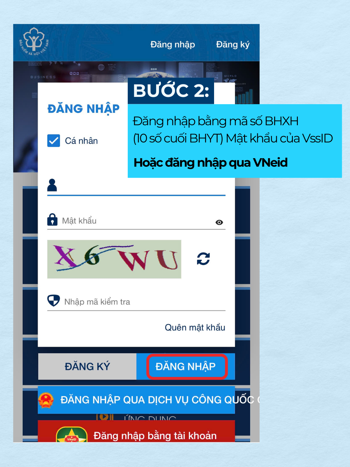 Hướng Dẫn Cập Nhật CCCD Trực Tuyến Trên Cổng Dịch Vụ Công BHXH b2