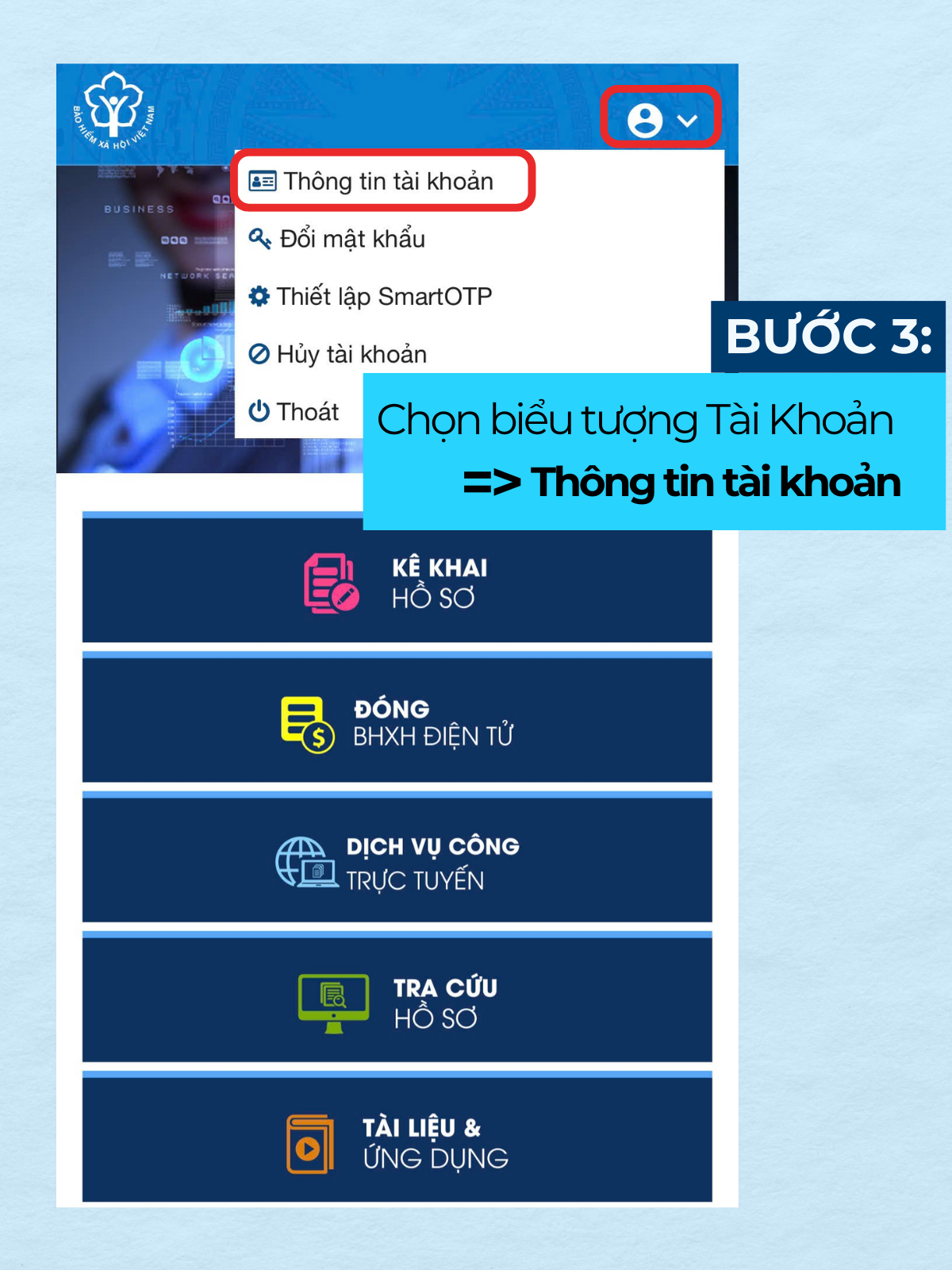 Hướng Dẫn Cập Nhật CCCD Trực Tuyến Trên Cổng Dịch Vụ Công BHXH b3