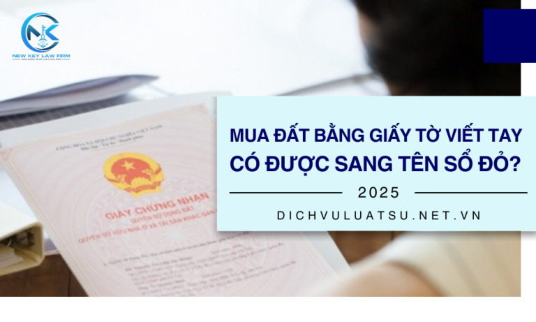 Sổ đỏ được mua bằng giấy tờ viết tay, có sang tên được không
