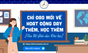 Bộ Giáo dục Đào tạo có chỉ đạo mới về hoạt động dạy thêm, học thêm