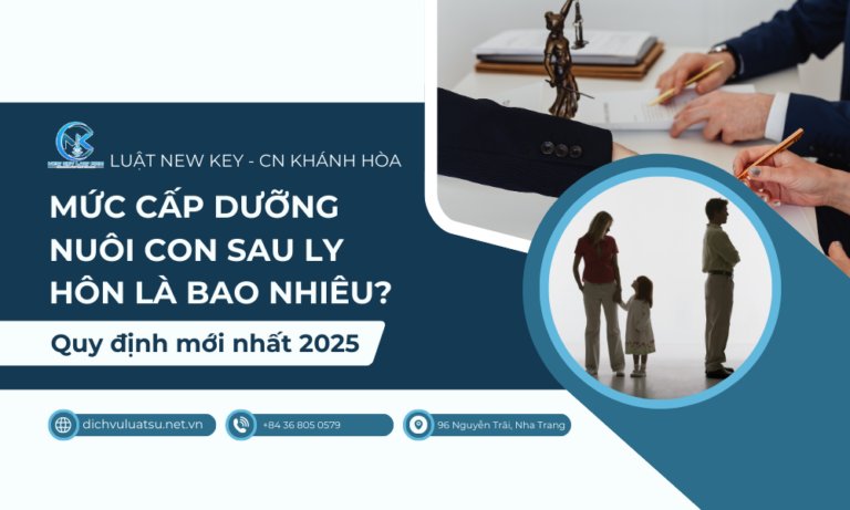 Mức cấp dưỡng nuôi con sau ly hôn là bao nhiêu Quy định mới nhất 2025